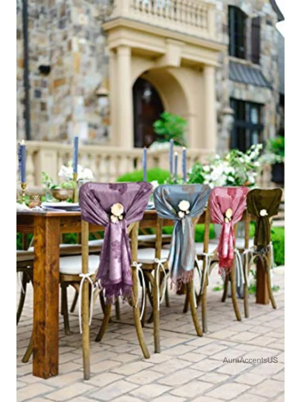 Reversible Two Tone Floral Rose Pashmina Scarf Shawl Wrap Stole Fringe Ends